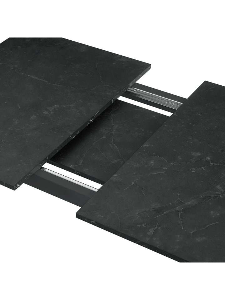 B&D Home Ausziehtisch LIO in Marmor - (B)120-160 x (H)76 x (T)80 cm günstig kaufen onesize