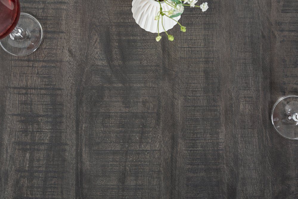 riess-ambiente Bartisch IRON CRAFT 120cm grau, Küche · Massivholz · eckig · Metall · Industrial Design