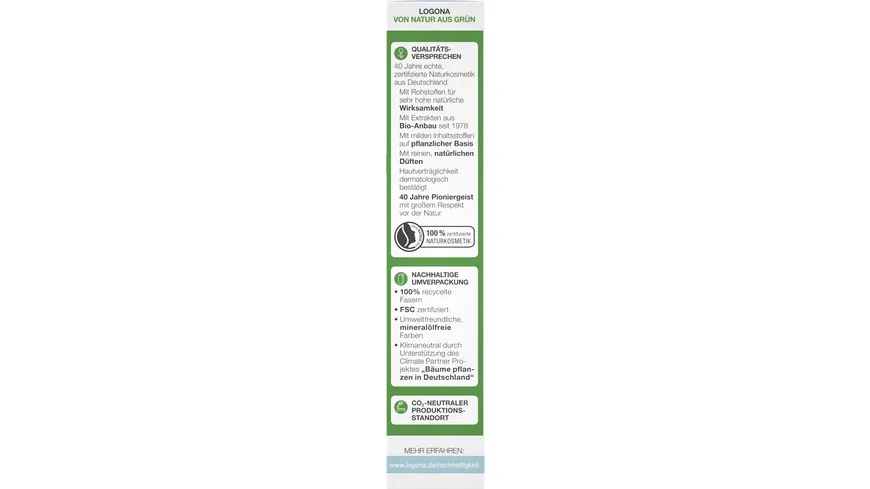 LOGONA CLASSIC Pflegende Nachtcreme Bio-Aloe Vera 30 ml