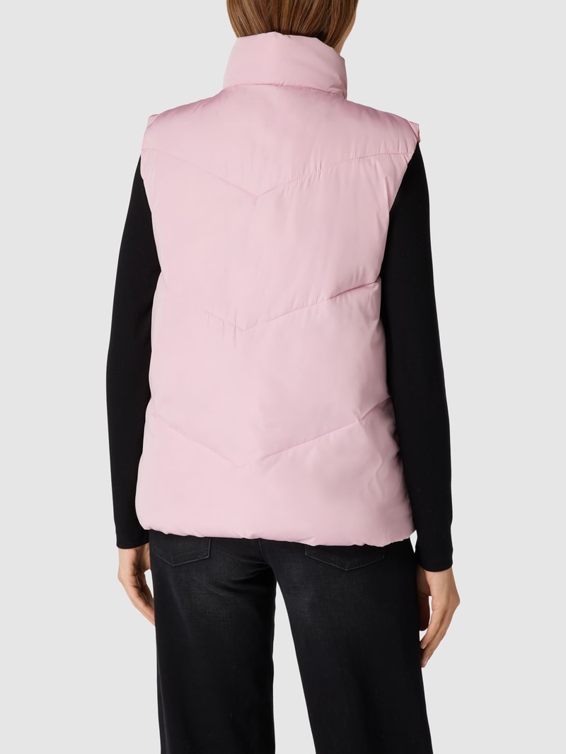 Steppweste mit Stehkragen Modell 'Frizta' in rosa
