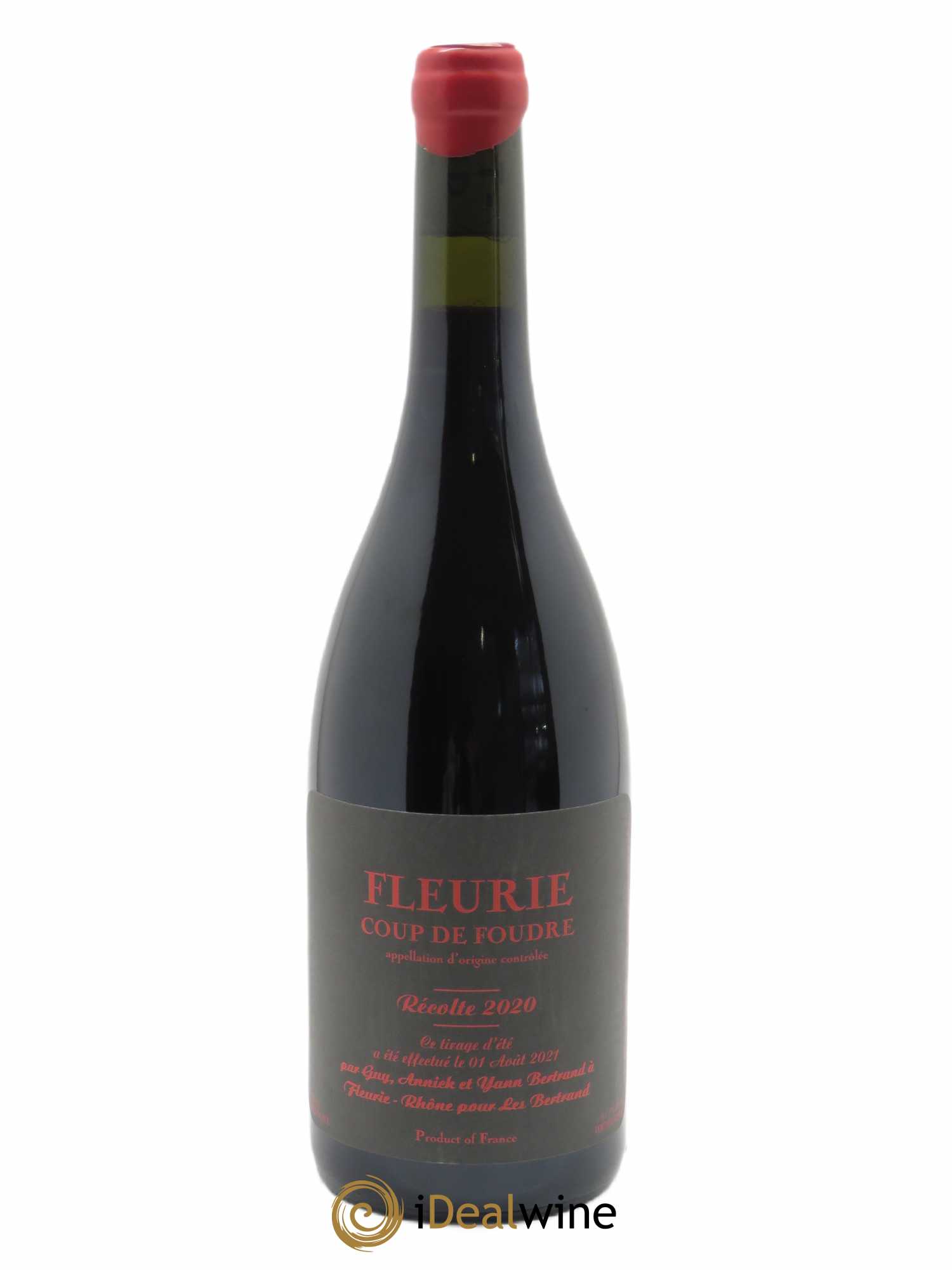 Fleurie Coup d'Foudre Les Bertrand  2020 - Lot de 1 Bouteille