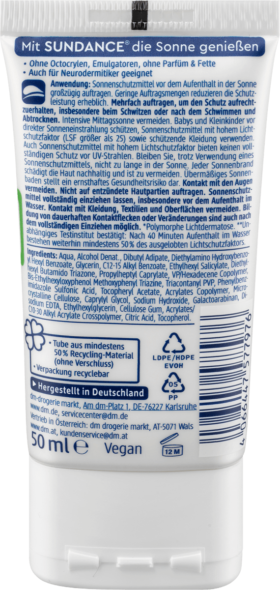 Sonnenfluid Gesicht MED ultra sensitiv, LSF 50+, 50 ml