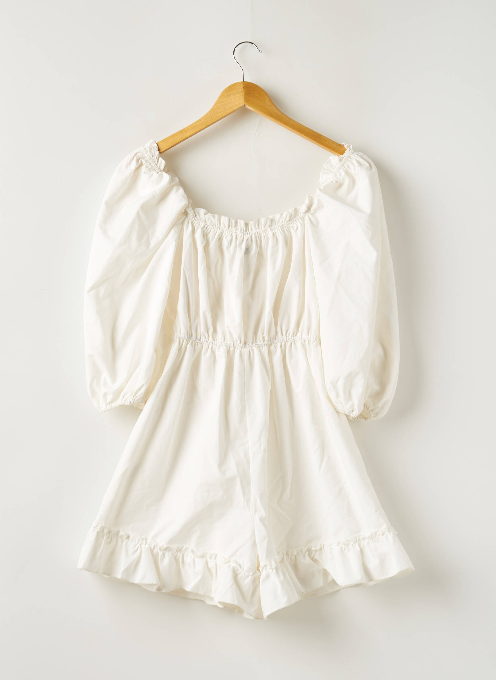 Boohoo Combi Shorts Femme couleur blanc