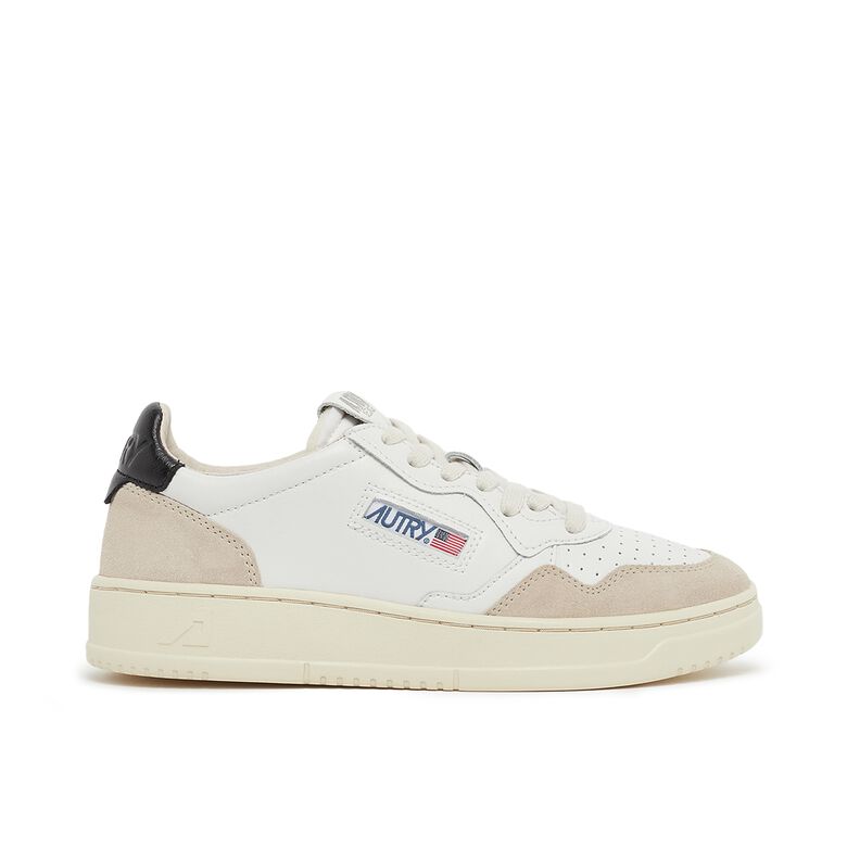 Autry Wmns Medalist Low LS21 leat/suede wht/blk
