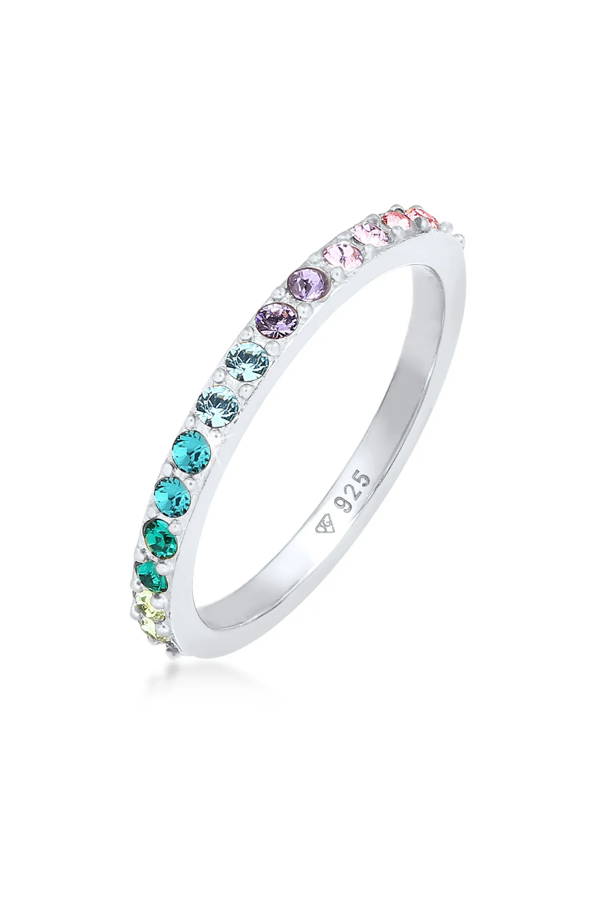 ELLI  Ring - Silberfarben - Glass
