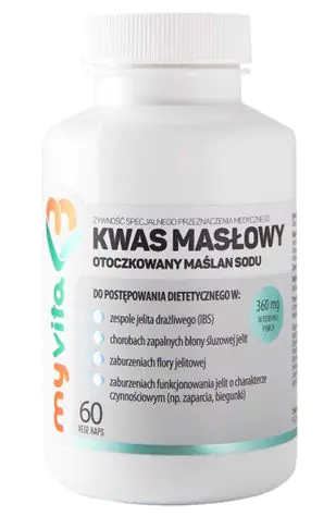 MyVita butirna kiselina 360 mg, 60 kap.