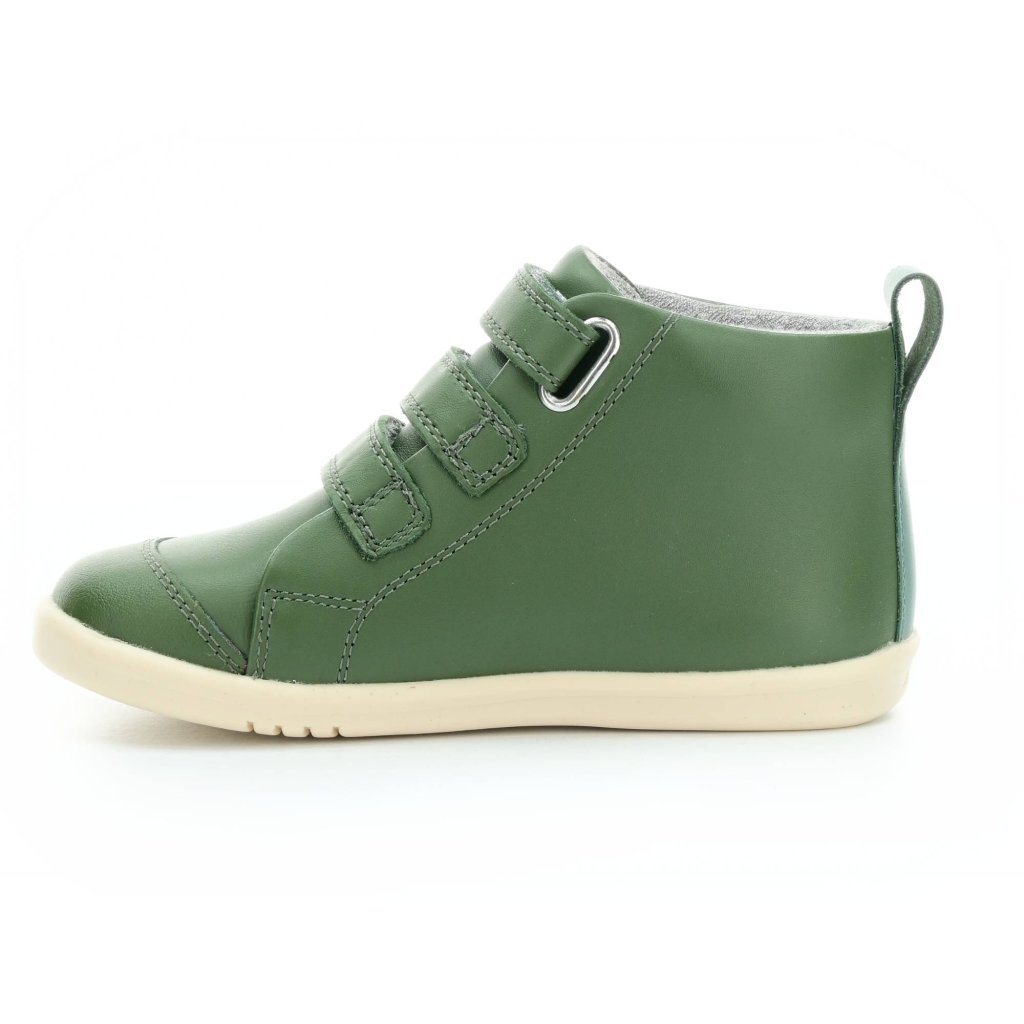 Bobux Hi Court Forest I Walk/Kid   grüne Mid Cut Barfußschuhe