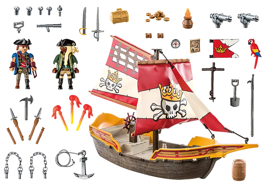 Kleines Piratenschiff