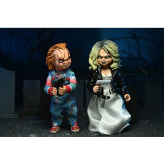 Chucky und seine Braut Clothed Actionfiguren Doppelpack - Chucky & Tiffany