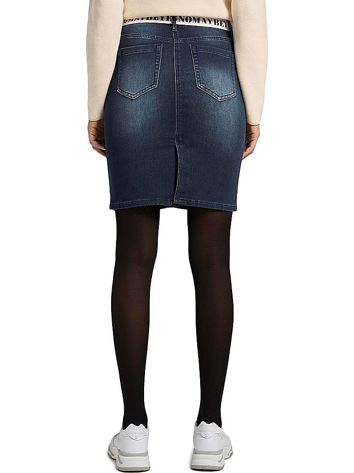 Tom Tailor Jeansrock in Dunkelblau günstig kaufen 38