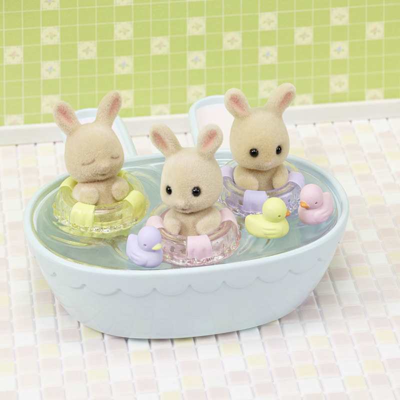 5707 Les triplés lapins crème