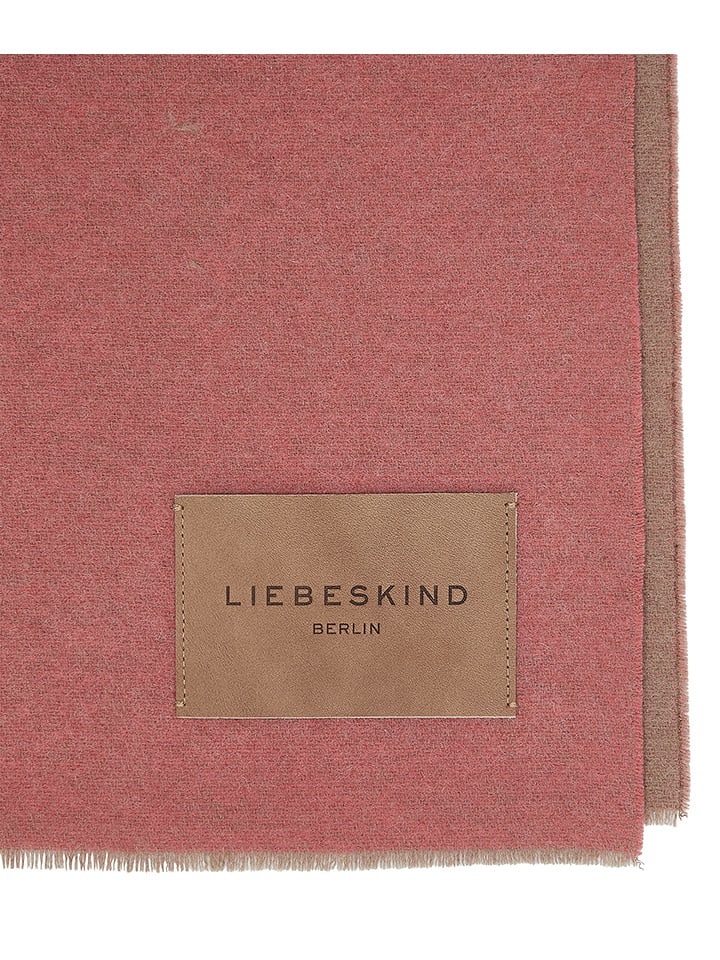 LIEBESKIND BERLIN Wollschal in Altrosa/ Hellbraun - (L)240 x (B)50 cm günstig kaufen onesize