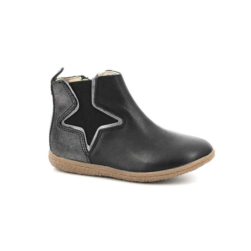 Boots cuir Vermillon