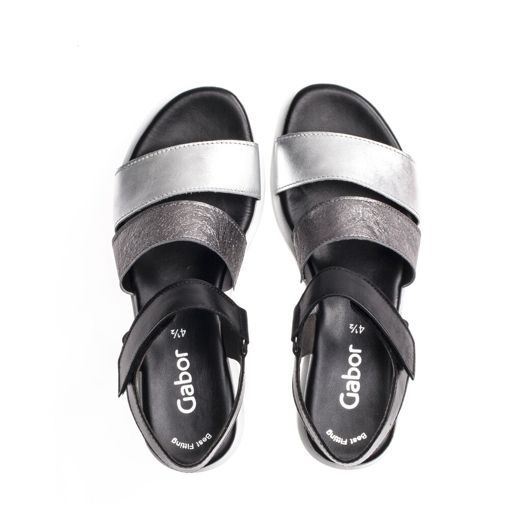 Gabor fashion Keilsandalette grau