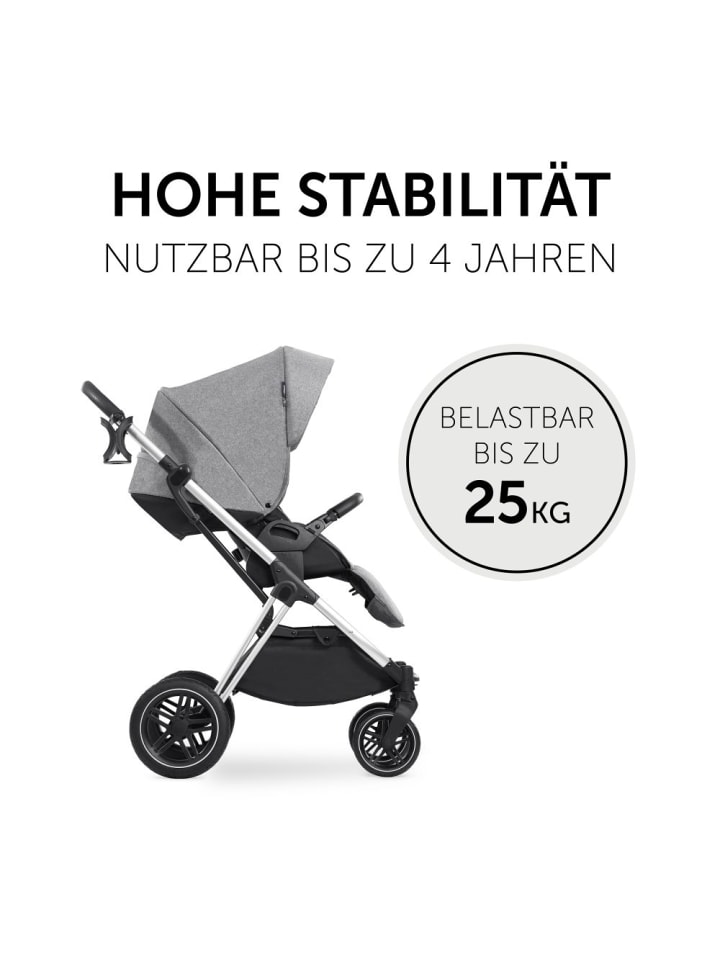 Hauck Kombi-Kinderwagen Vision X Duoset Silver in grau günstig kaufen onesize