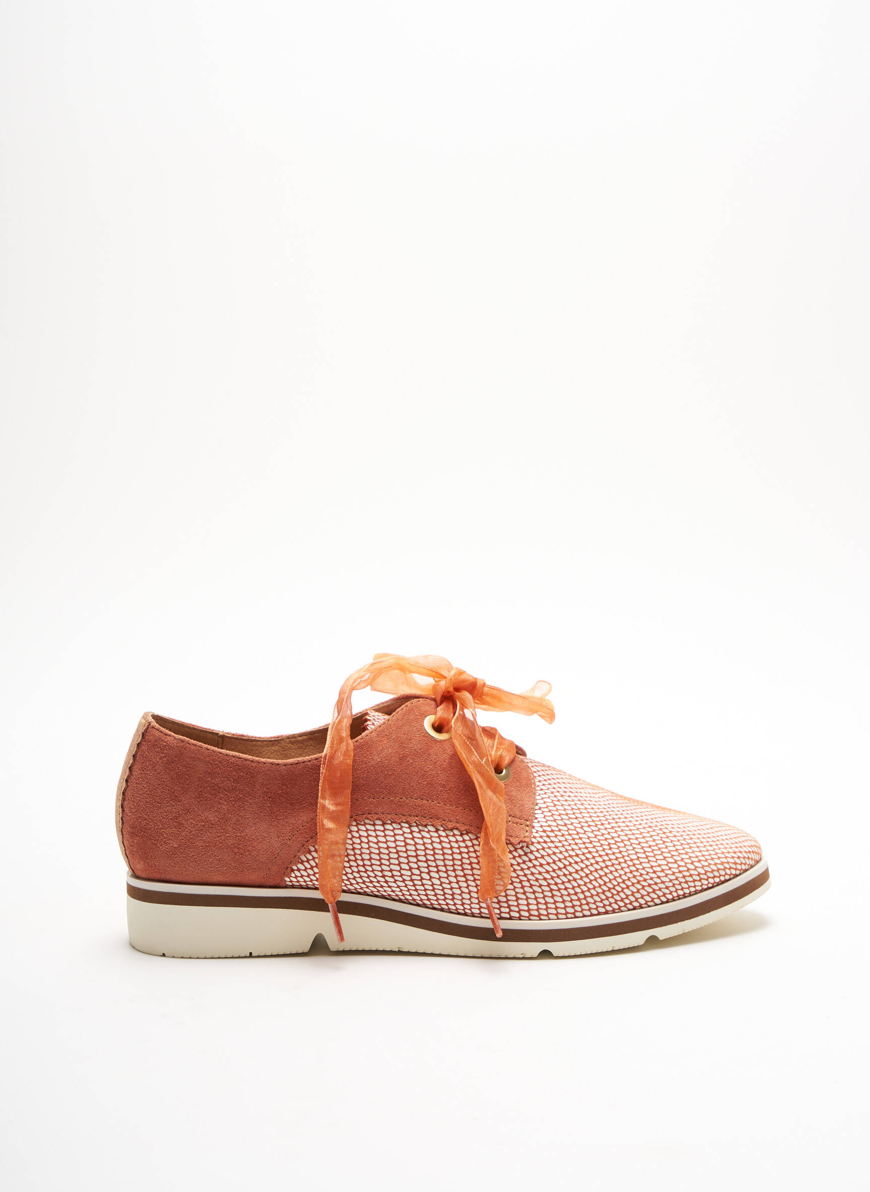 Fugitive By Francesco Rossi Derby Femme couleur orange