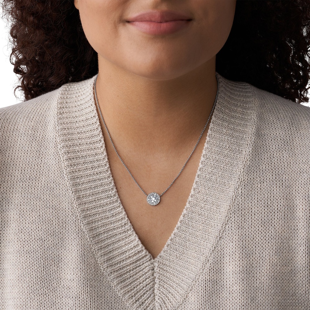 Fossil Chaînette Acier inoxydable collier