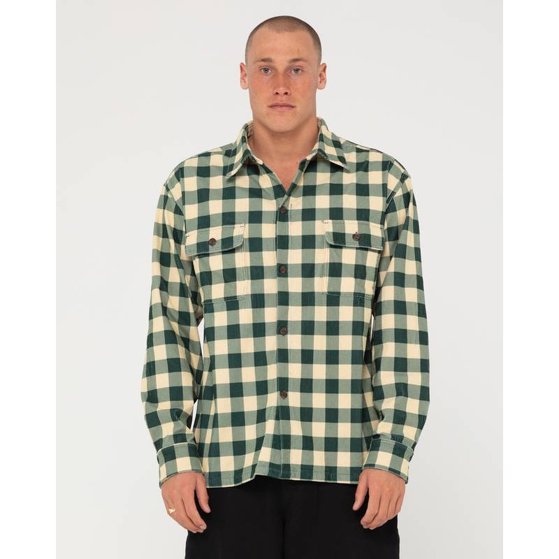 RUSTY BOROUGH LONG SLEEVE SHIRT Langarmhemd Herren