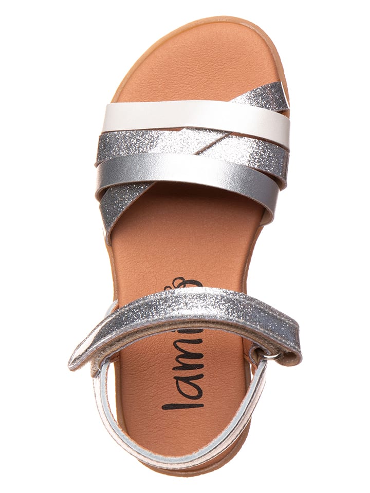 lamino Sandalen in Silber günstig kaufen 30