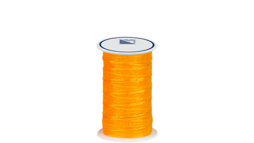 TRUBA Chiffonband mit Webkante 7mm x 5m gelb 5 m
