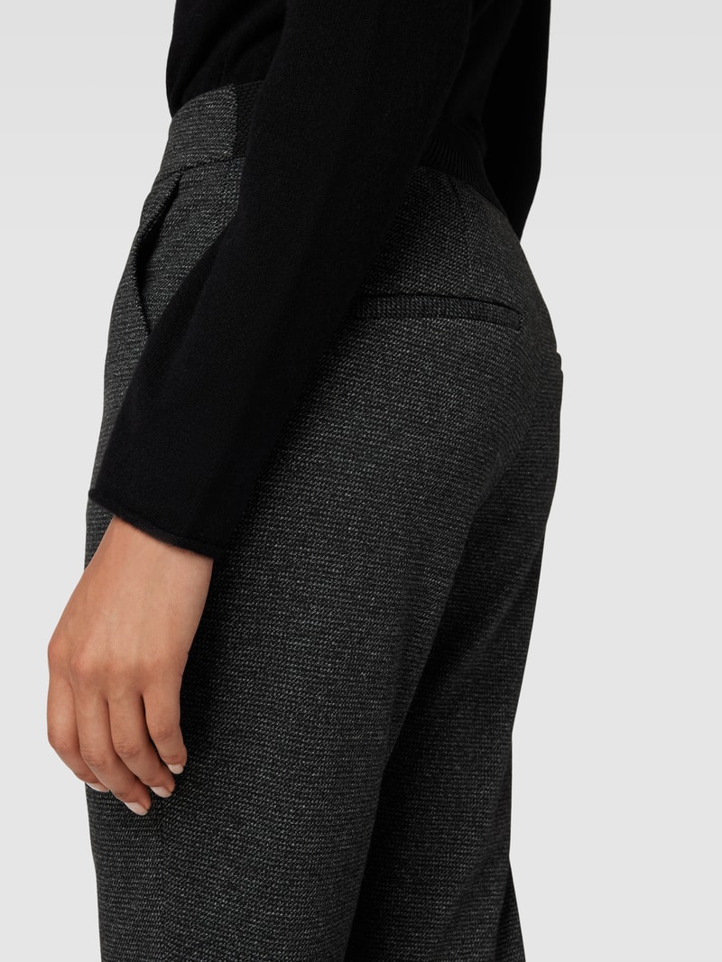 Blazer mit Knopfverschluss in schwarz