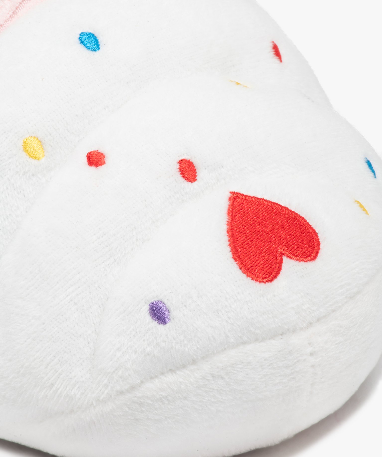 Chaussons femme volumineux en forme de glace multicolore | GEMO