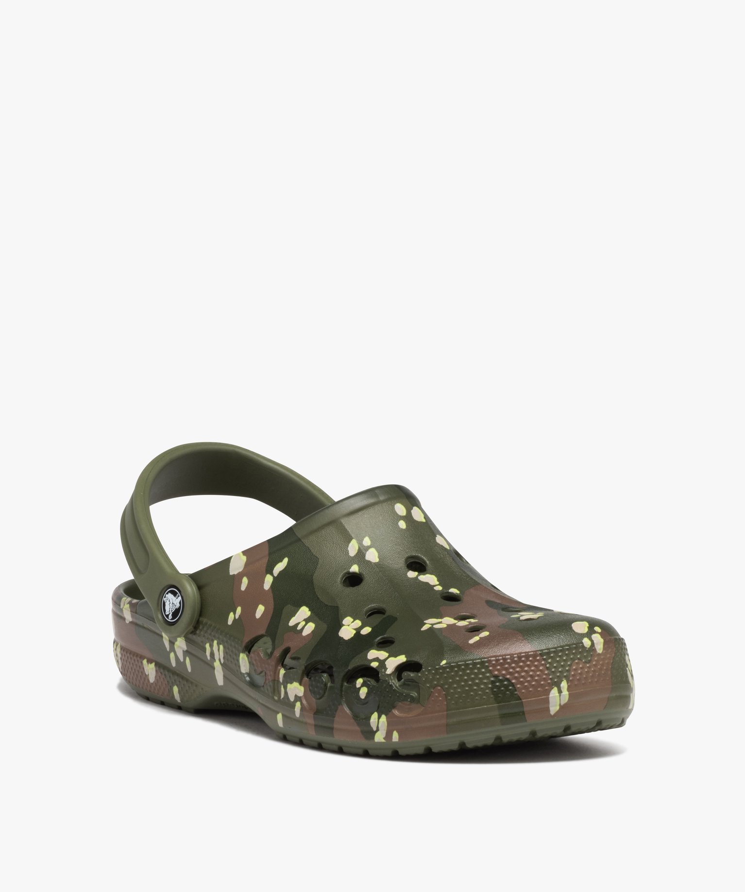 Sabots souples homme à imprimés - Crocs kaki | GEMO