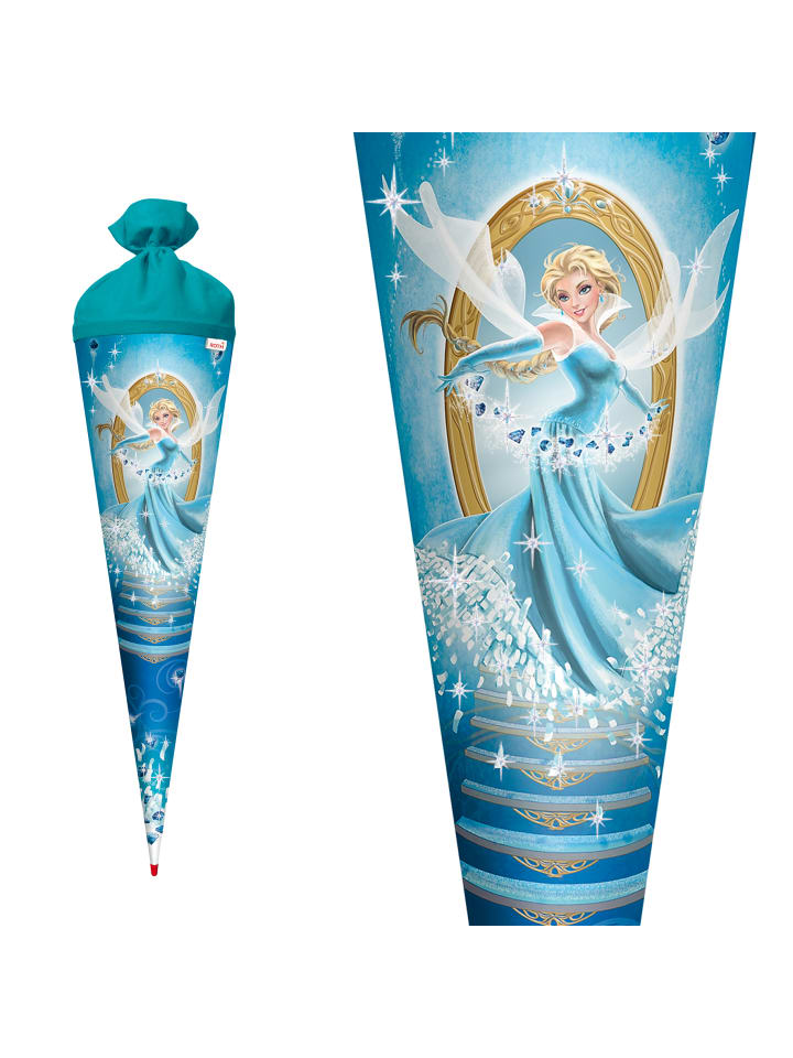 ROTH Schultüte groß Kristall-Prinzessin 70 cm, Glitter in Grün günstig kaufen onesize