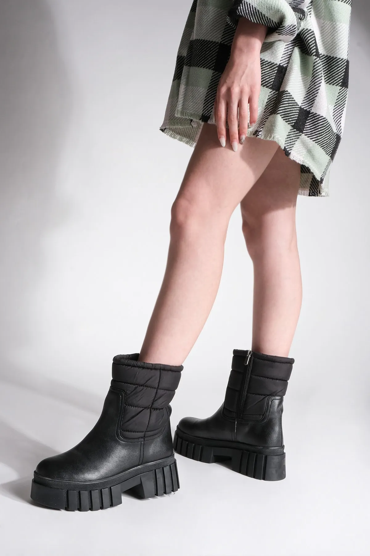 Marjin  Stiefelette - Schwarz - Blockabsatz
