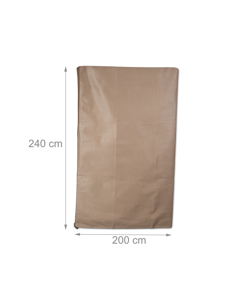 relaxdays 3 x Winterschutzhaube in Beige - (B)200 x (H)240 cm günstig kaufen onesize