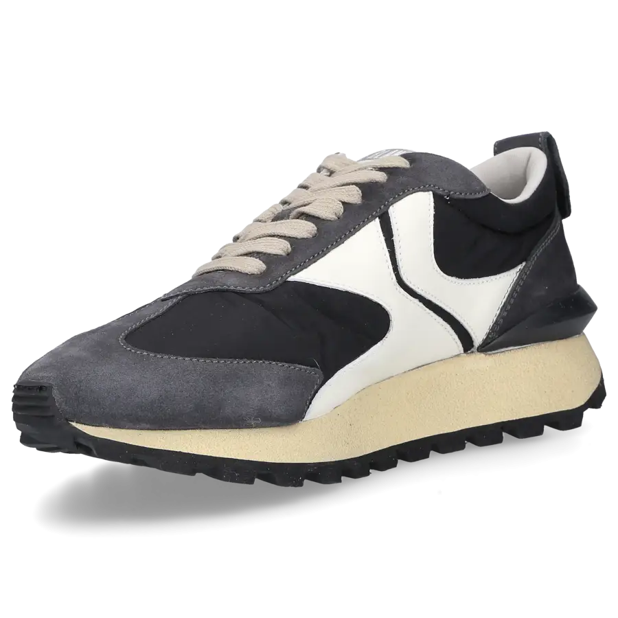 VOILE BLANCHE - Sneaker low Qwark MAN Kalbsleder - schwarz