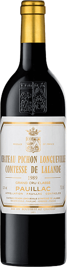 Château Pichon-Longueville Comtesse de Lalande 1989