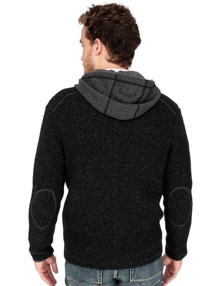 Spieth & Wensky Strickjacke ECHO in schwarz günstig kaufen