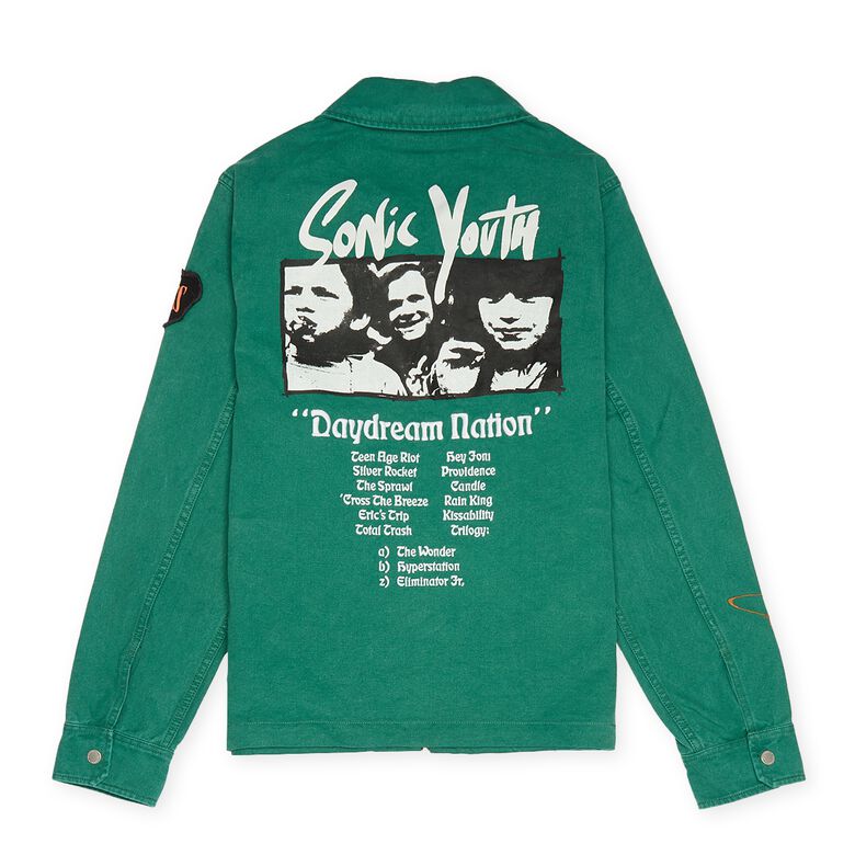 Pleasures Sonic Youth Work Jacket grün