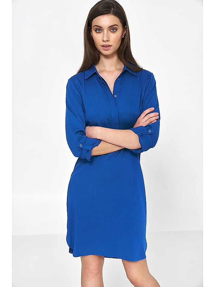Nife Kleid in Blau günstig kaufen 40