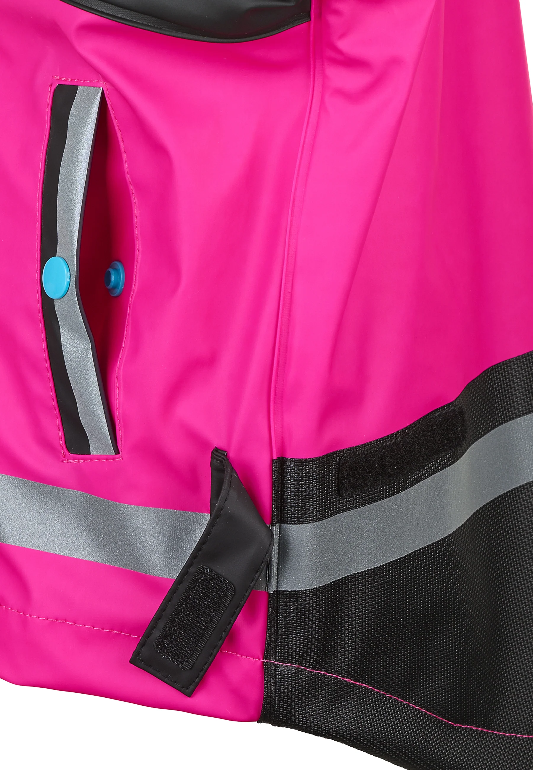 Funktions-Regenjacke mit Reflektoren, wasserdicht