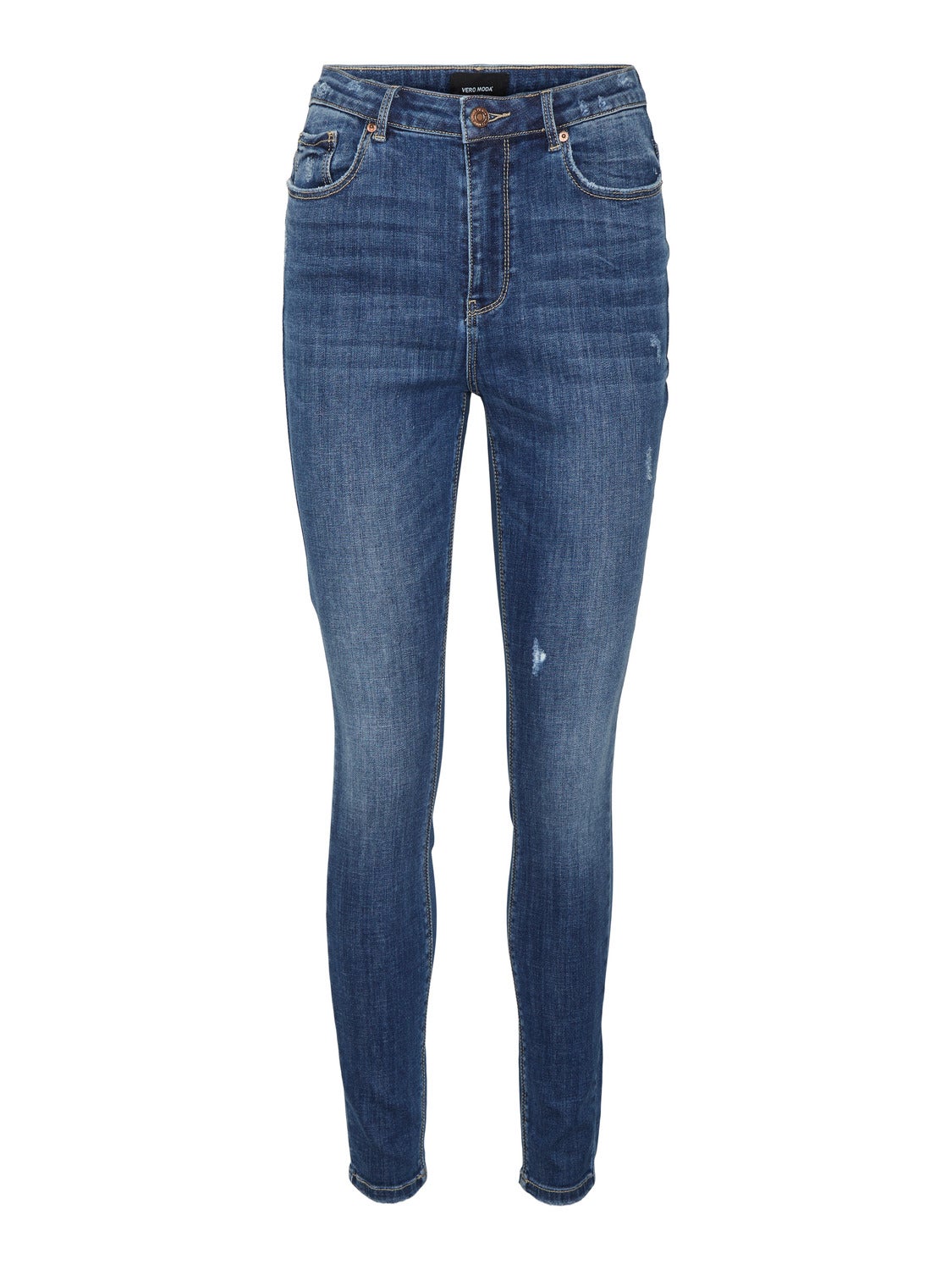 VMSOPHIA Hohe Taille Slim Fit Jeans