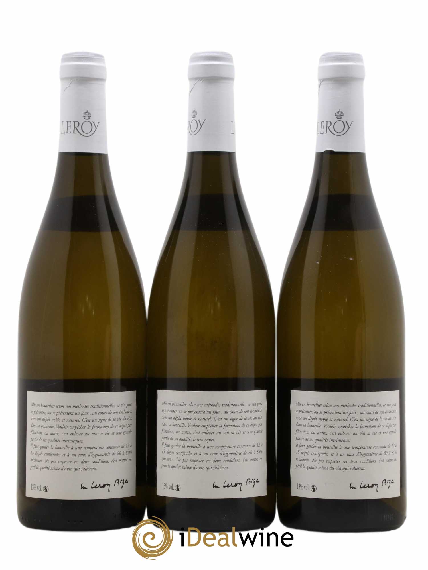 Meursault 1er cru Les Genevrières Leroy SA  2018 - Lot de 6 Bouteilles