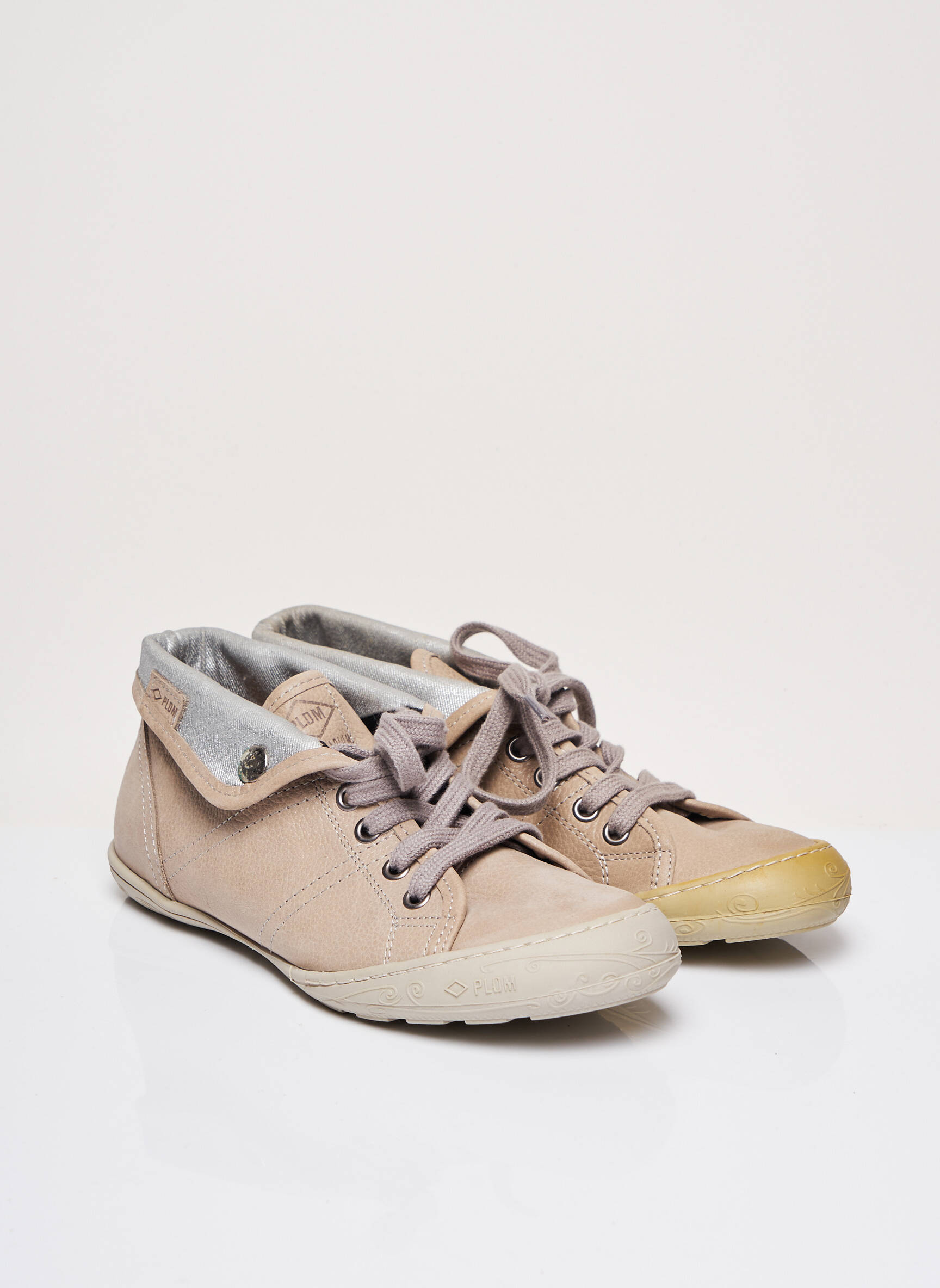 Palladium Baskets Femme couleur beige