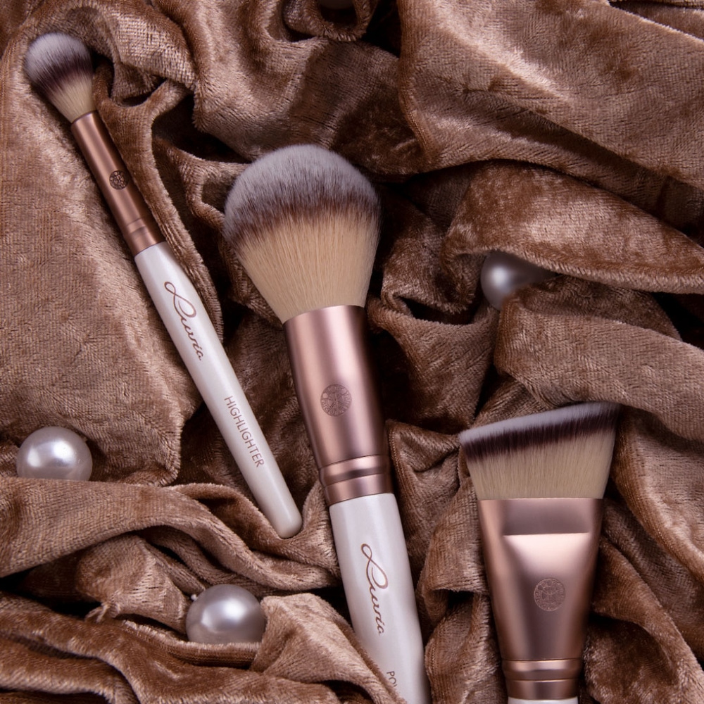 luvia Prime Vegan Pro Set de Pinceaux Visage et Yeaux