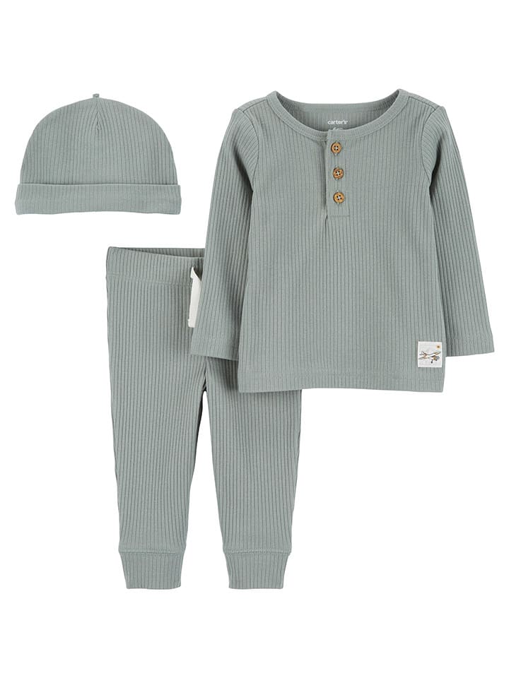 carter's 3tlg. Outfit in Grau günstig kaufen