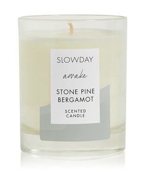SLOWDAY Awake Stone Pine & Bergamot Duftkerze-190 g