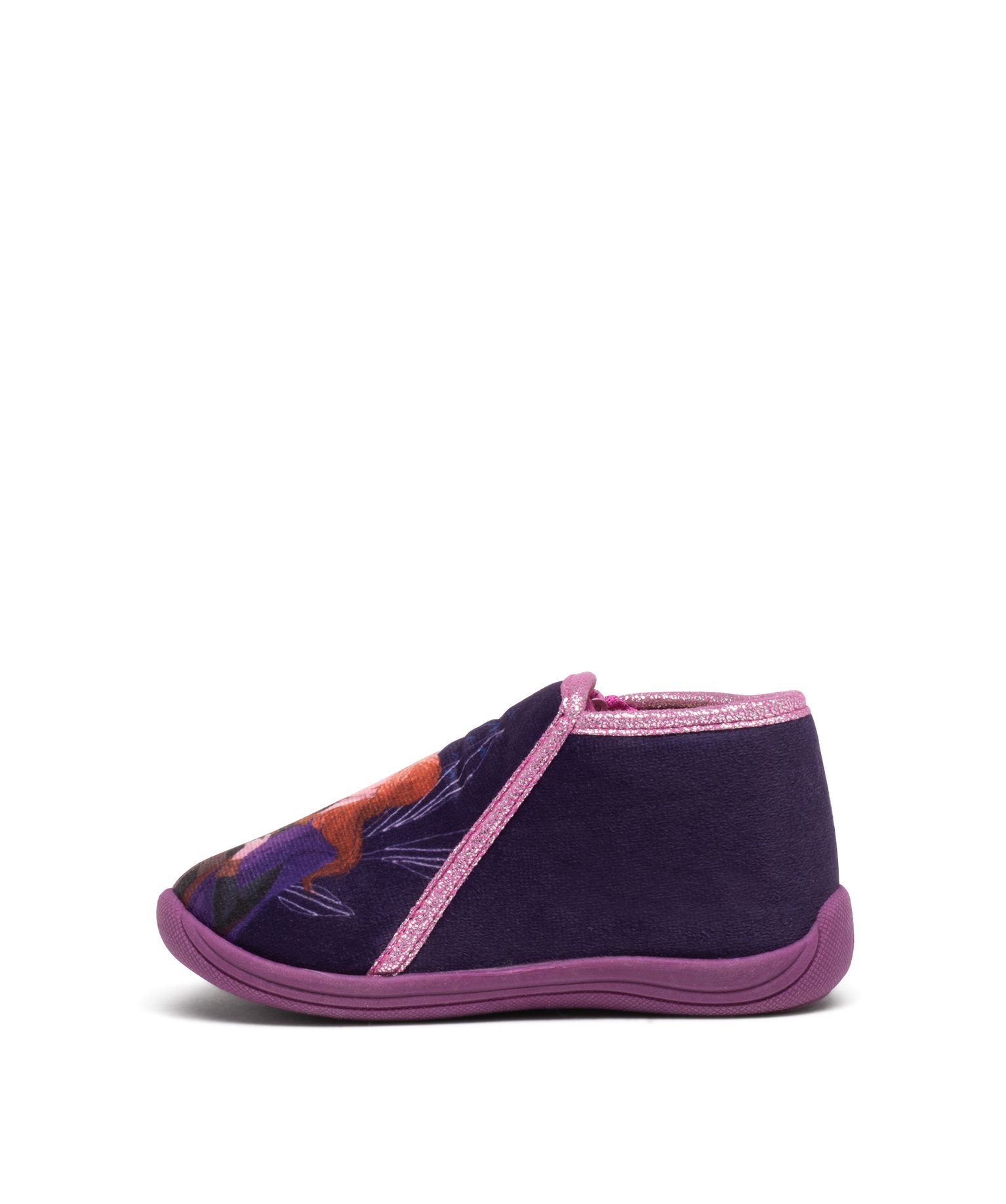 Chaussons fille bottillons à zip La Reine des Neiges - DS violet | GEMO