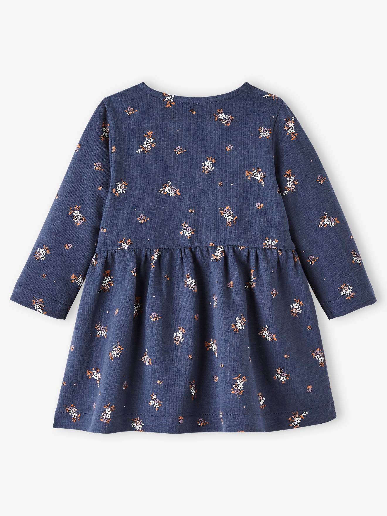 Vertbaudet Mädchen Baby Kleid Oeko-Tex - grauviolett