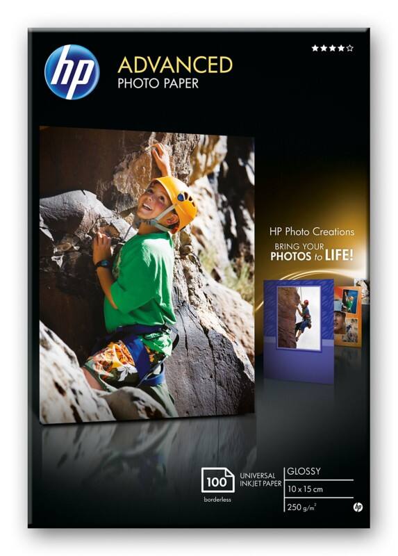 HP Fotopapier Advanced Weiß
