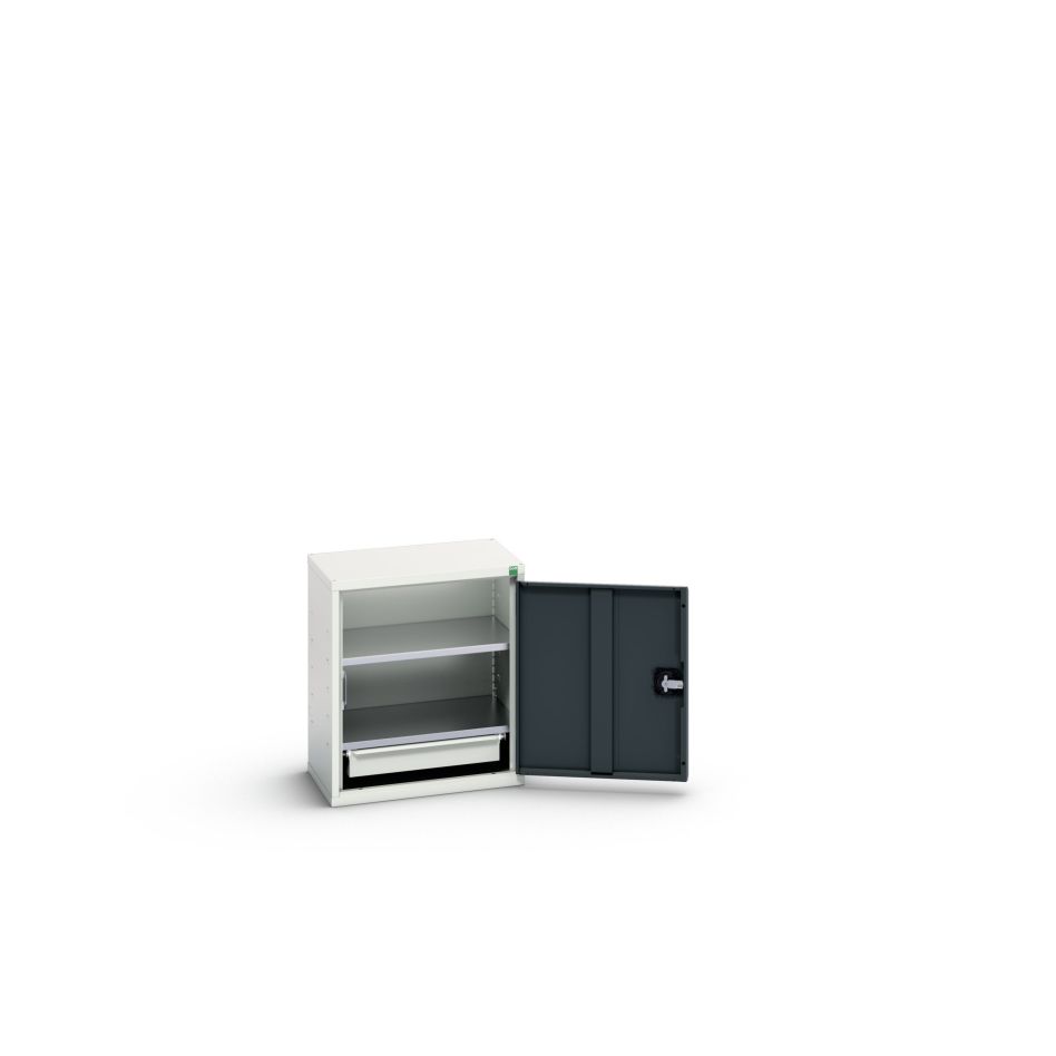 Bott 16929003.19 Verso eco fali szekrény 525x350x600mm 2 polc 1 fiók RAL 7016