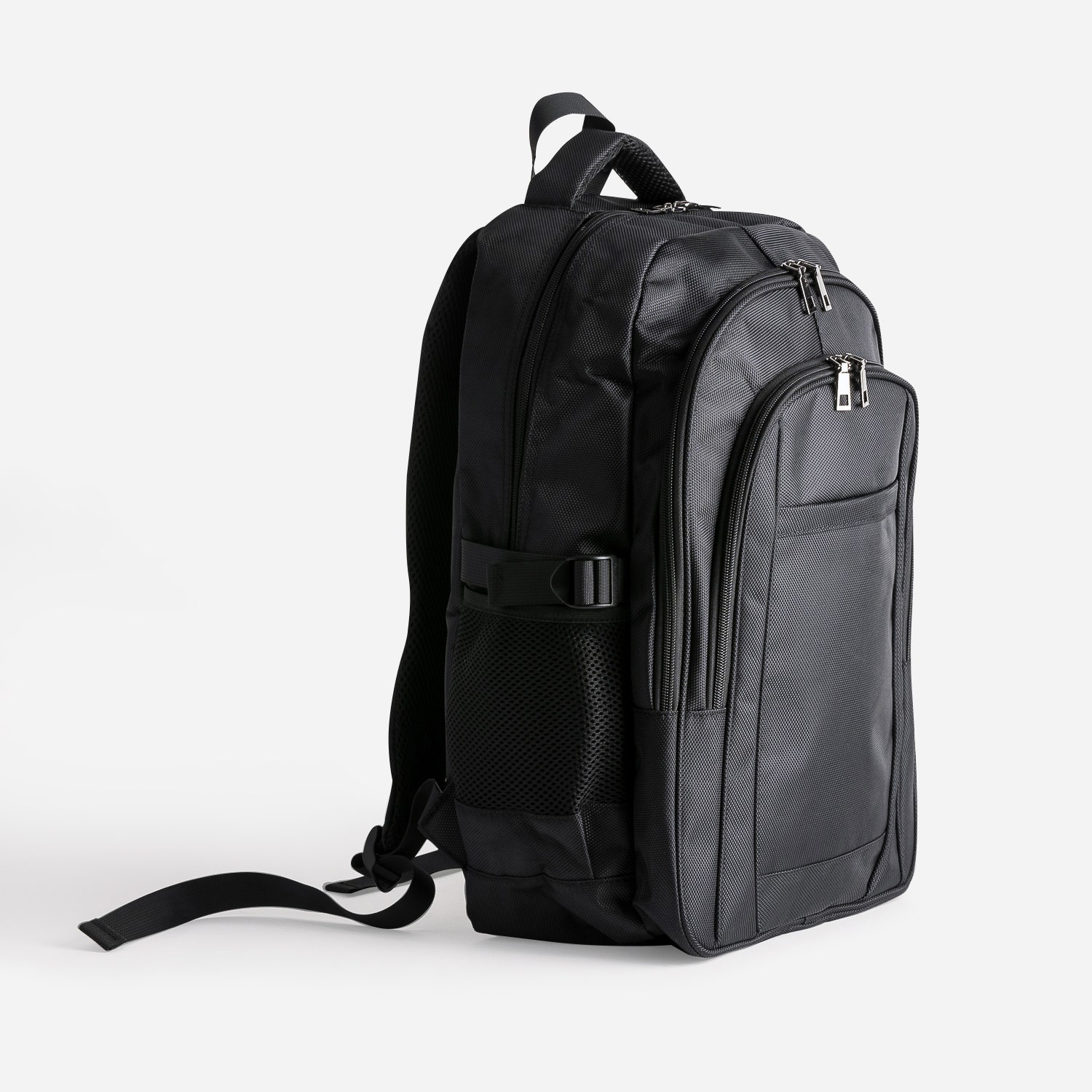 Sac à dos noir nylon reliefé