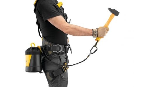 Kit de montagem Petzl PE-S050AA00 Toolink com fita adesiva - 5 peças