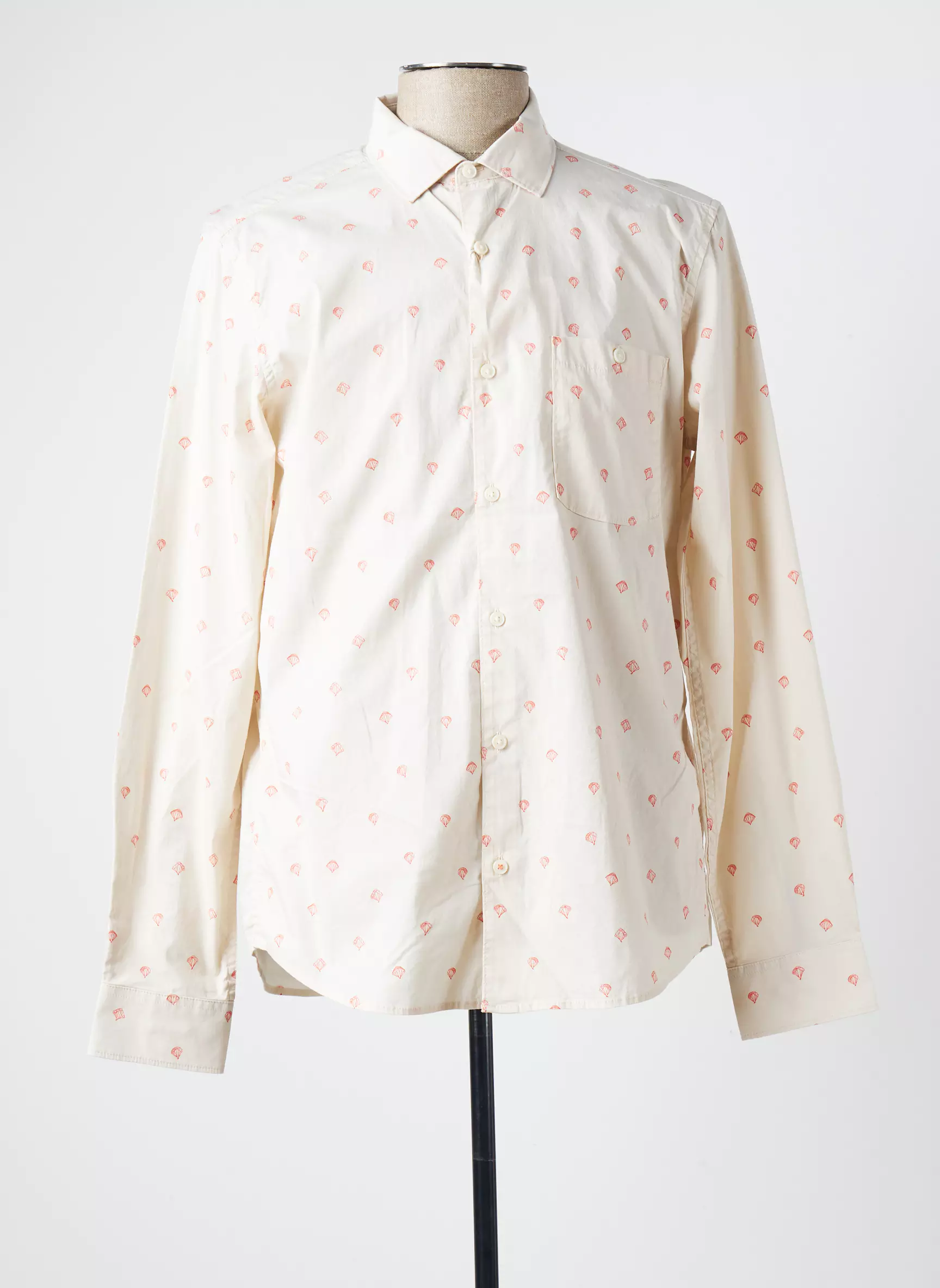 S Oliver Manches Longues Homme couleur beige