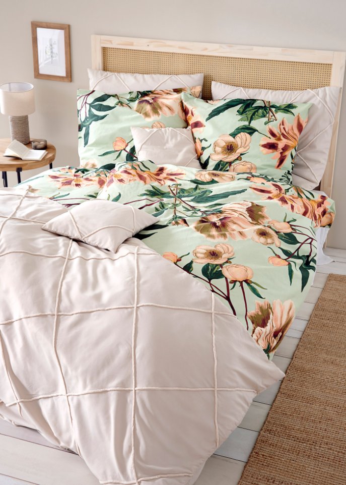 Bettwäsche mit floralem Design
